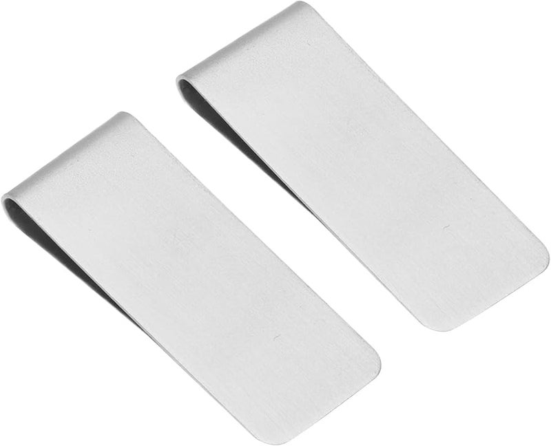 Silver Stainless Steel Money Clip And Credit Card Holder For Men Durable Stylish - Image 2