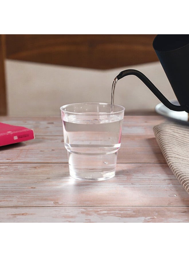 Yekee Disposable Water Cups, Plastic Cups, Aviation Cups, 180ml Hard Plastic Cups, 10 Pieces, Y-9362 - Image 1