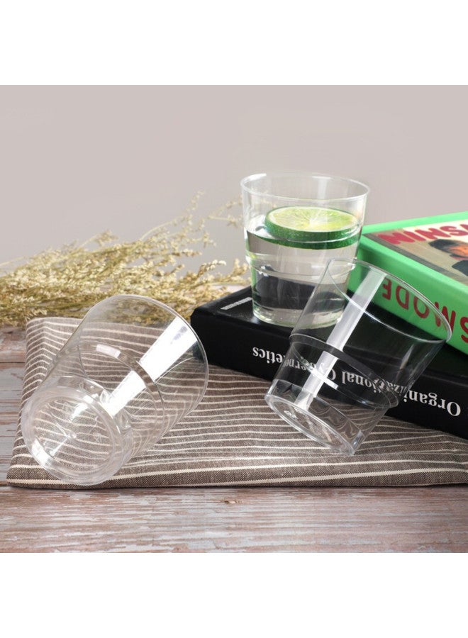Yekee Disposable Water Cups, Plastic Cups, Aviation Cups, 180ml Hard Plastic Cups, 10 Pieces, Y-9362 - Image 2