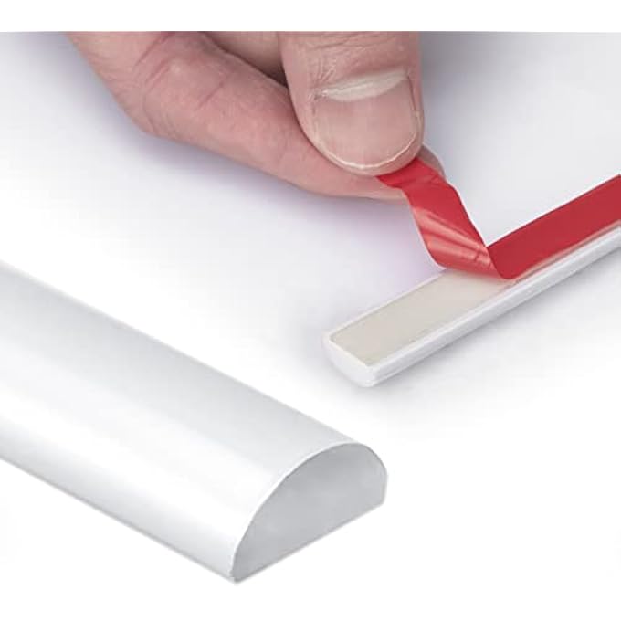 10 FT PEEL AND STICK TRIM FOR BACKSPLASH TILE EDGE, SELF-ADHESIVE TRIMMING FOR CORNER DECOR, 120X0.47X0.2 INCH SLIVER - Image 2