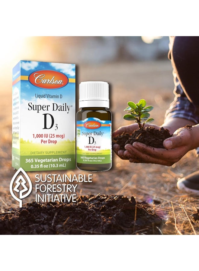 Carlson Super Daily D3 Vegetarian Drops for Adults - Image 3