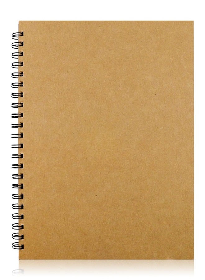 UPlama 12x12 Inch Scrapbook Album 100 Pages, Hardcover Kraft Photo DIY Memory Book with Spiral Binding for Wedding Anniversary Family Photos - Image 1