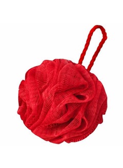 GUBB Luxe Bath Sponge Round Loofah For Women & Men Coral ; Soft & Fluffy With Multiple Layers Of Fibrous Matrix For Shower Time ; Scrub Off Dead Skin Soft Mesh Skin Friendly Gentle Exfoliation  - Image 2