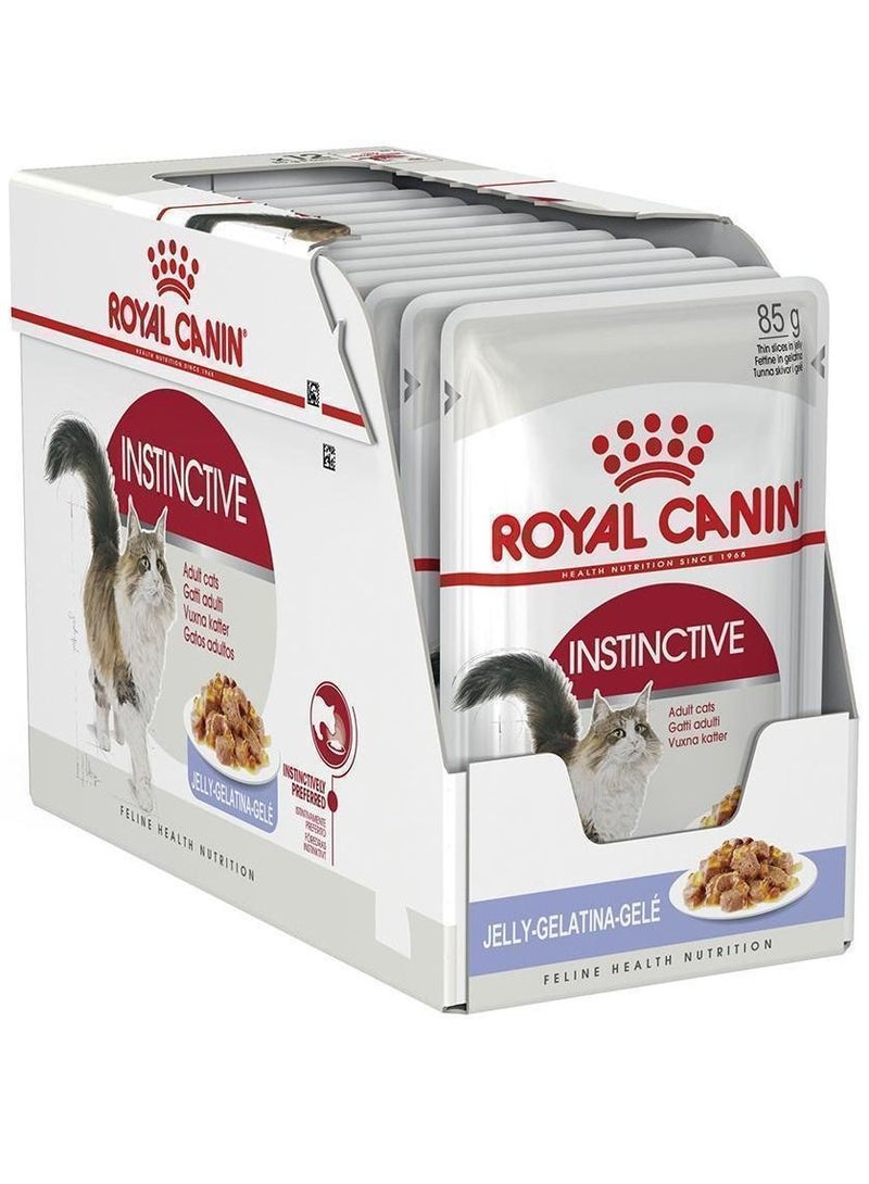 ROYAL CANIN Instinctive with Jelly Adult Cat Wet Food 12x85g - Image 1