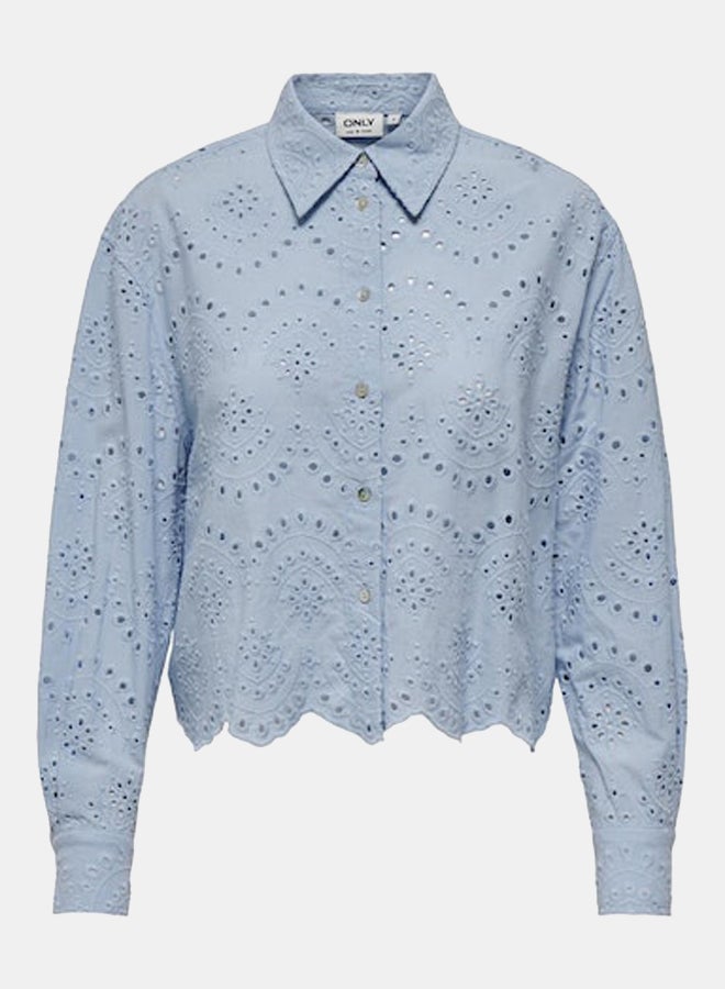 ONLY ONLY Womens Valais Longsleeve Shirt Woven  - Image 2