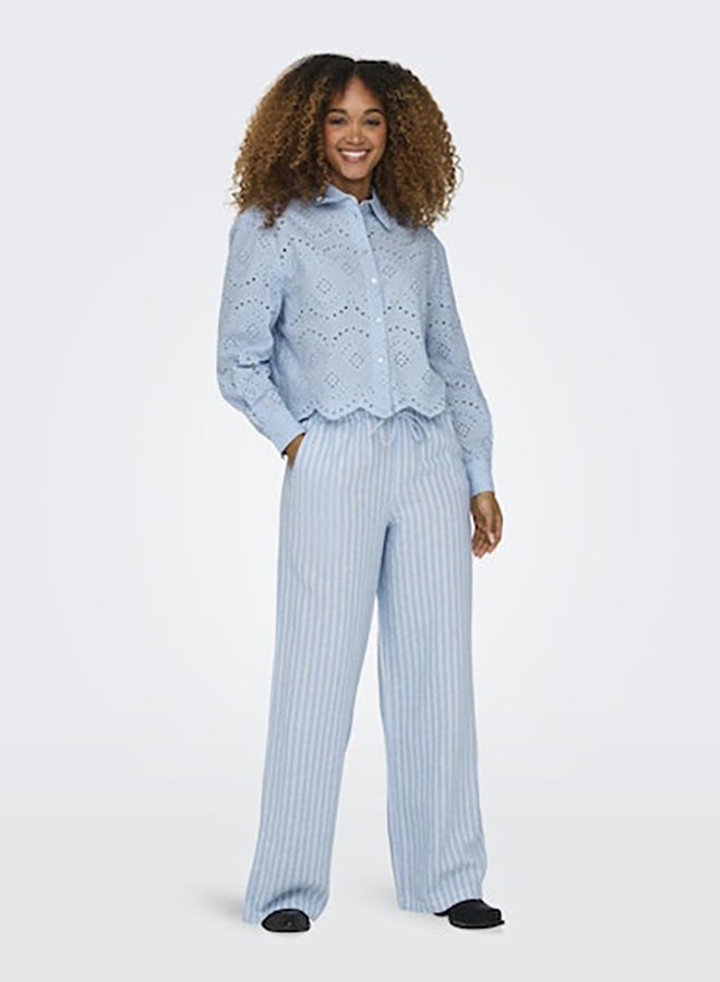 ONLY ONLY Womens Valais Longsleeve Shirt Woven  - Image 1
