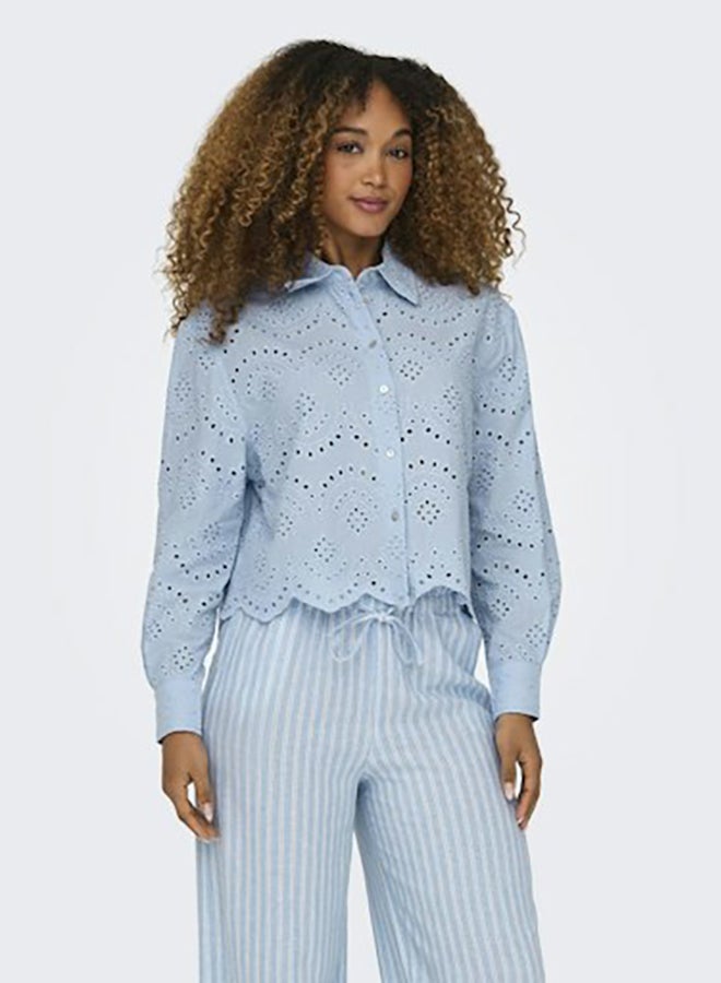 ONLY ONLY Womens Valais Longsleeve Shirt Woven  - Image 4
