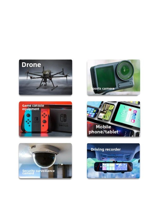 High Quality Memory Card V30 High Speed TF Memory Card Drone A2 Motion Camera Memory Card U3 Camera TF Card-Color:Black Face Card-Capacity:128gb [write 100mb, Read 180mb, Continuous Writing 100mb]  - Image 4