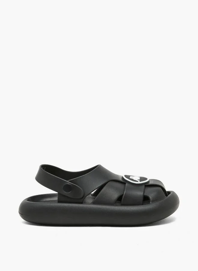 Kappa Boys Logo Print Sandals