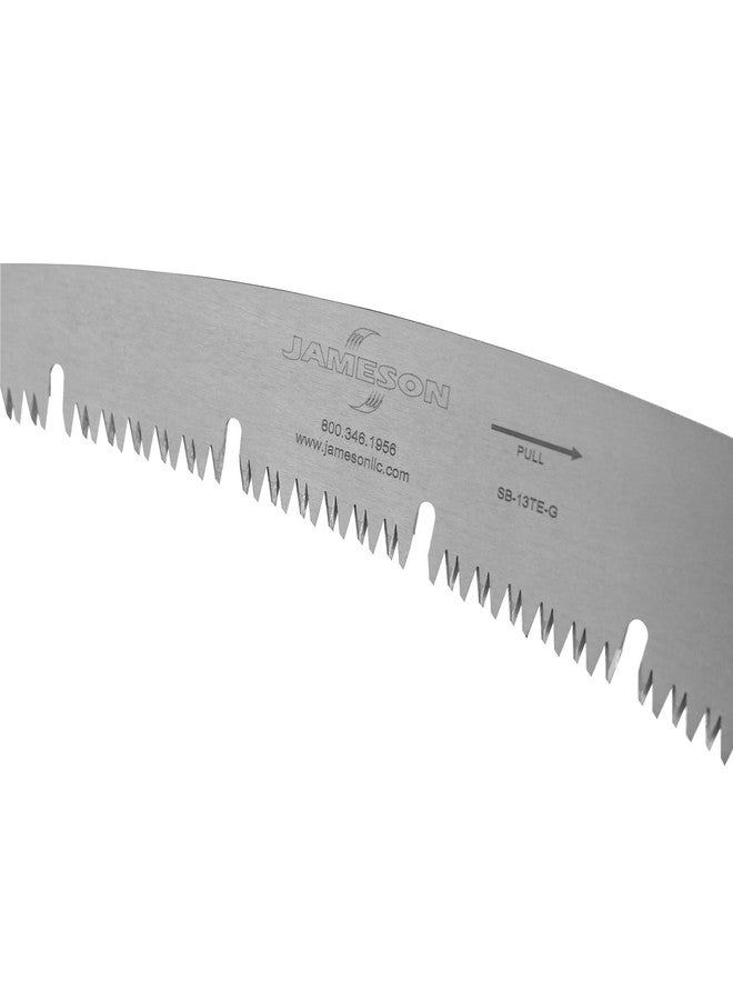 جيمسون شفرة منشار Barracuda™ ثلاثية القطع بحافة دائرية، مقاس 13 بوصة | مطلية بالكروم الصلب، وأسنان مُقوّاة بالنبضات | مناسبة لمناشير Jameson and Smith العمودية | متينة، قطع نظيف - Image 4