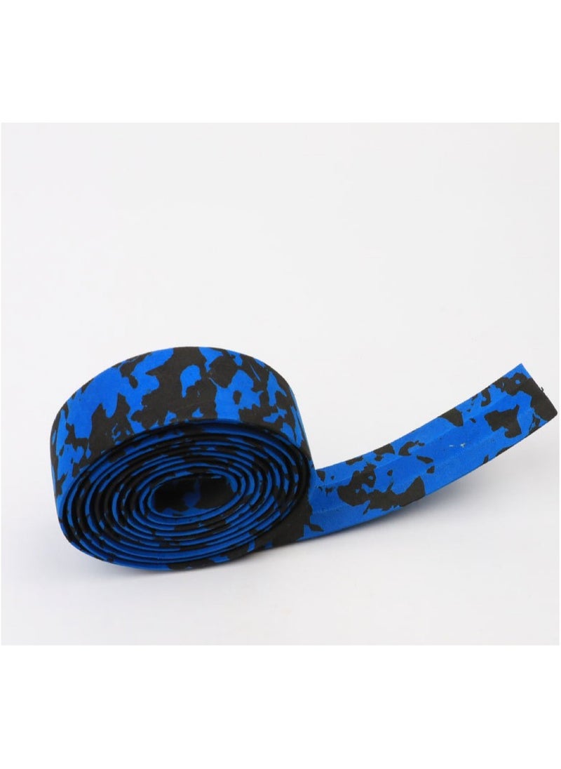 Bike Handlebar Tape Bandage, Soft Bicycle Bar Tape Handle Wrap with 2 Bar Plugs for Touring Cycling and Road Racing 2PCS Per Set (Blue+Black) - pzsku/ZAC2E55DE67995CE7B8E5Z/45/_/1733857724/899210b8-c049-49e8-af09-b2b8697f12b4