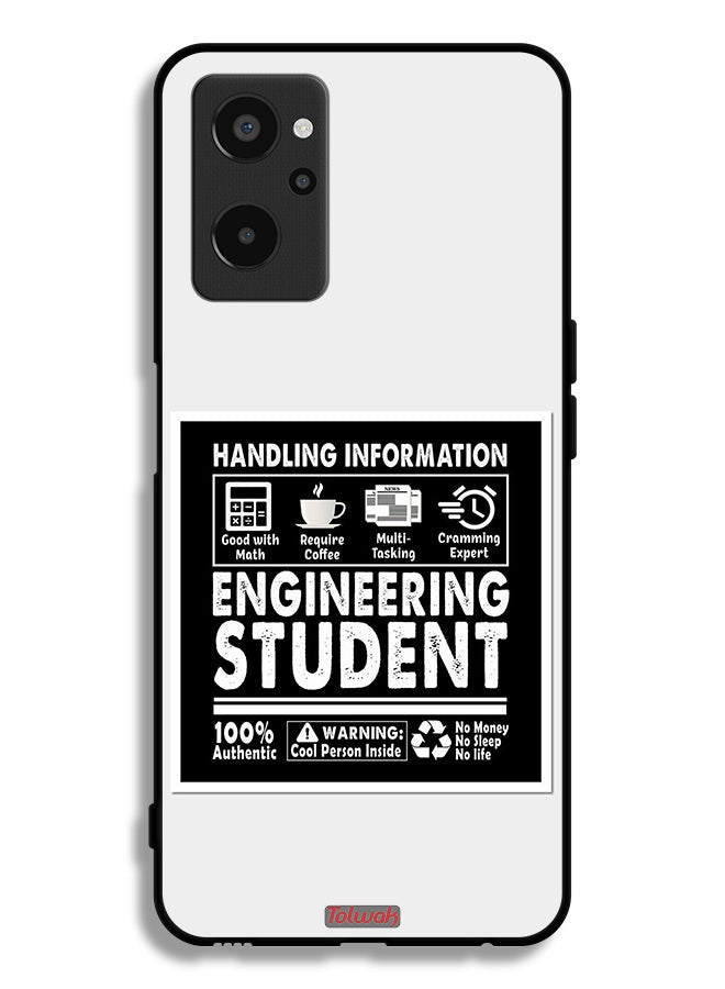 Tolwak Realme 9i 4G Protective Case Cover Engineering Student Sticker - Image 2