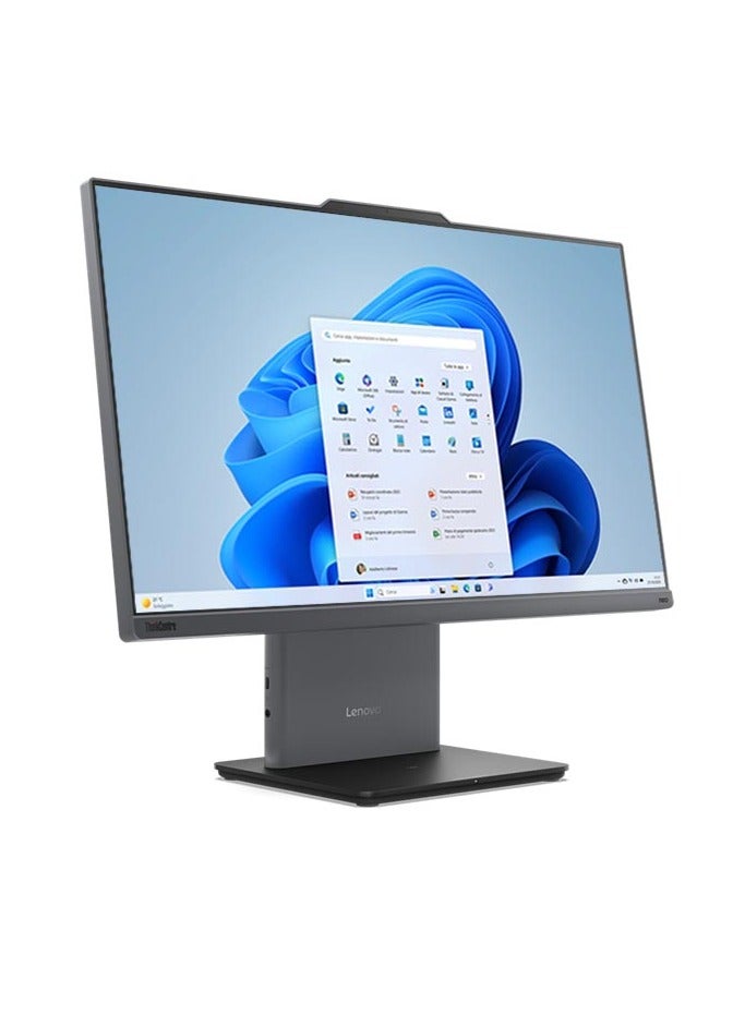 لينوفو جهاز ThinkCentre neo 50a 27 المتكامل بشاشة IPS عالية الدقة بالكامل (1920×1080) مقاس 27 بوصة، معالج Intel Core i7-13620H، ذاكرة وصول عشوائي DDR5 سعة 16 جيجابايت، قرص صلب SSD سعة 512 جيجابايت، نظام التشغيل Windows 11 Pro، معالج رسومات Intel UHD، يدعم اللغتين الإنجليزية والعربية، لون رمادي قمري الإنجليزية/العربية - Image 2