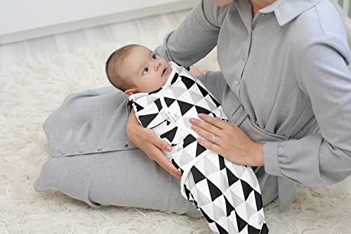 BaeBae Goods Swaddle Blanket, Adjustable Infant Baby Swaddling Wrap set of 4, Baby Swaddling Wrap Blankets for Boys and Girls made in very soft cotton - Image 3