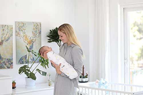 BaeBae Goods Swaddle Blanket, Adjustable Infant Baby Swaddling Wrap set of 4, Baby Swaddling Wrap Blankets for Boys and Girls made in very soft cotton - Image 4