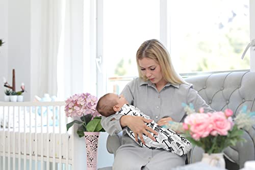 BaeBae Goods Swaddle Blanket, Adjustable Infant Baby Swaddling Wrap set of 4, Baby Swaddling Wrap Blankets for Boys and Girls made in very soft cotton - Image 5