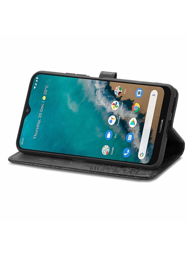 S-TOP Case For Nokia G50 Mandala Embossing Pattern Horizontal Flip Leather Case with Holder & Card Slots & Wallet & Lanyard - Image 4