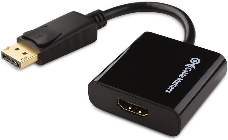 CableMatters Active DisplayPort to HDMI Adapter (Active DP to HDMI Adapter) Supporting Eyefinity Technology and 4K Resolution - Image 1