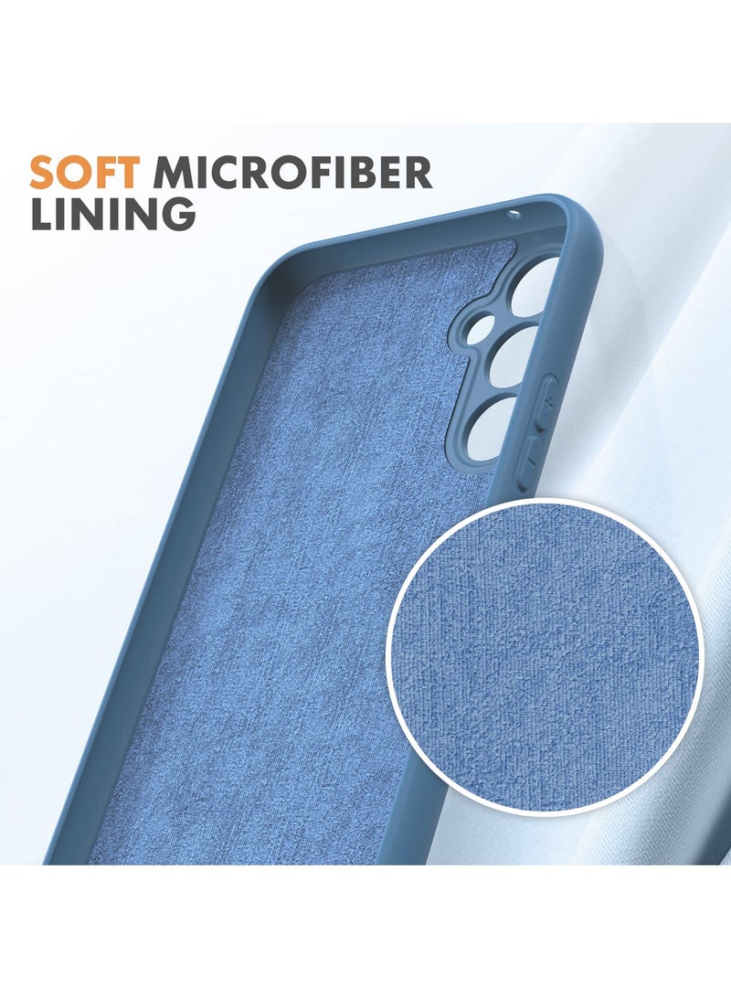 BORTONY Samsung Galaxy A34 5G Case with Double Screen Protective Films Soft Liquid Silicone Shockproof Protective Cover - Image 5