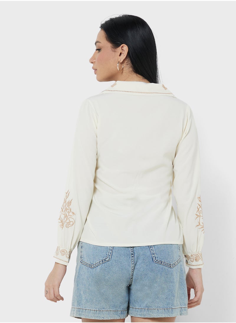 ELLA - Print Top - Image 1