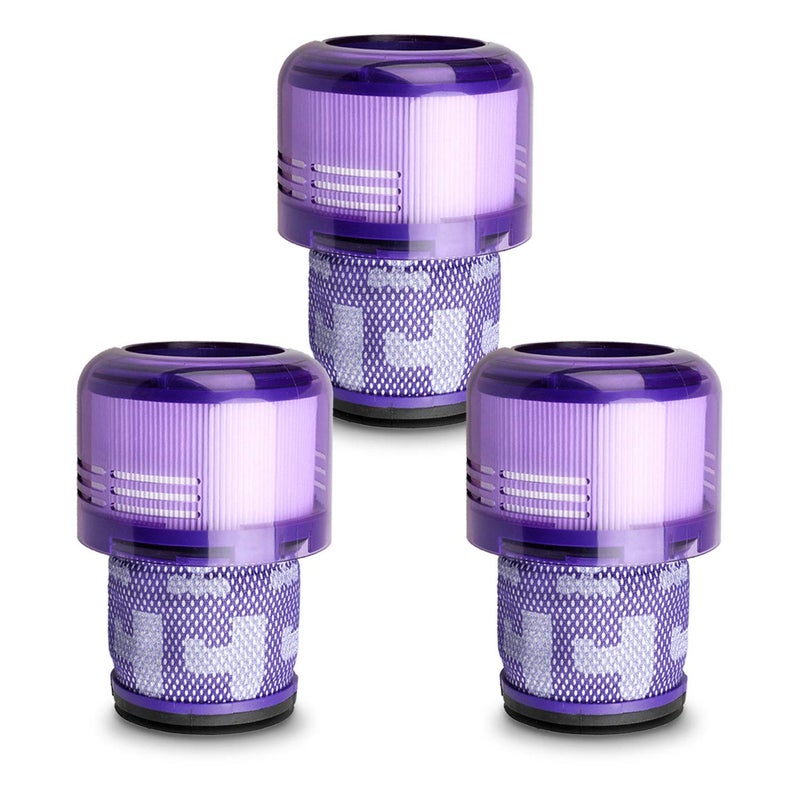 Lemige 3 Pack Vacuum Filters Replacement Parts Compatible with Dyson V11 Origin V11 Torque Drive V11 Animal V11 Complete V11 Extra V15 Detect V15s Detect Submarine Vacuums Compare to Part 97001302