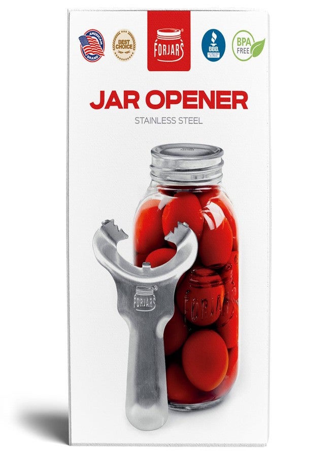 Forjars Manual Jar Opener - Rated Tool for Canning - Open Mason Jars Twist-Off, Screw-Top, Canning Lids - Can Gripper Aids - Original-Handed Mason Kitchen Lid Aid Plastic Bottle Openers - Image 1