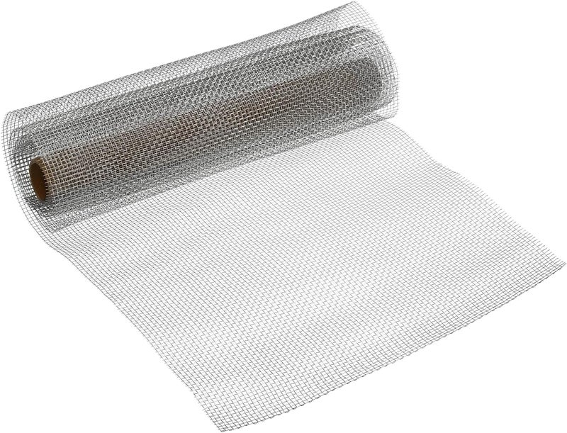 PATIKIL 40"L x 10"W Woven Wire Mesh, 10 Mesh 316L Stainless Steel Air Vent Filter Screen - Image 1