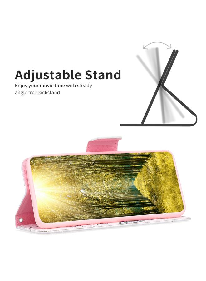 S-TOP Case For iPhone 15 Pro Max Colored Drawing Pattern Flip Leather Phone Case - Image 4