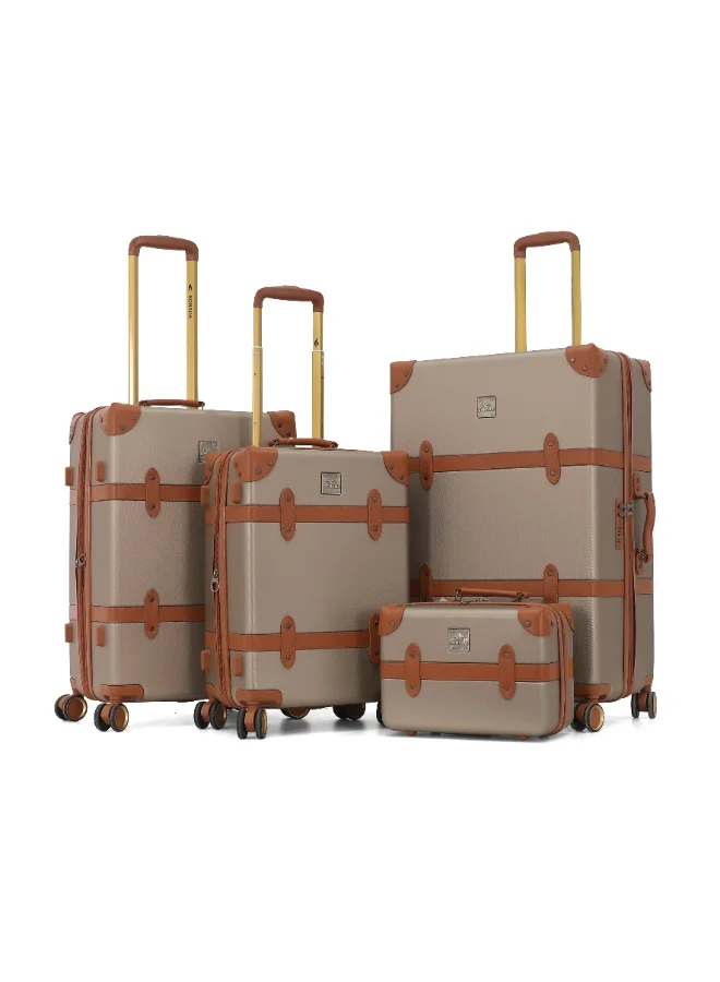 Sonada SONADA Premium Hardshell Luggage Set with Spinner Wheels, TSA Lock, ABS Material, Beige