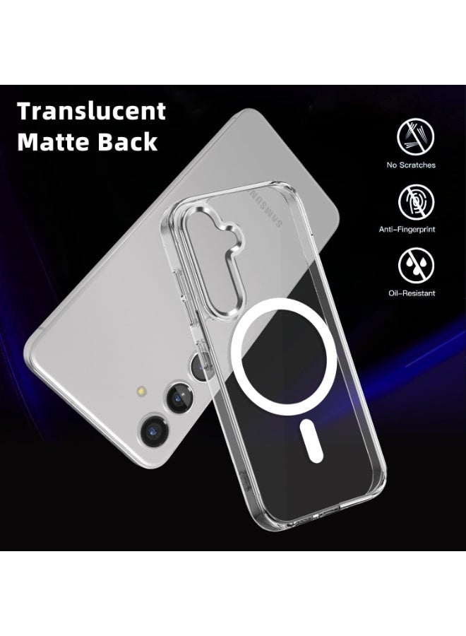 جراب لهاتف Samsung Galaxy S25 FE بغطاء مغناطيسي متوافق مع الشحن الآمن والملحقات لهاتف Galaxy S25 FE - Image 3