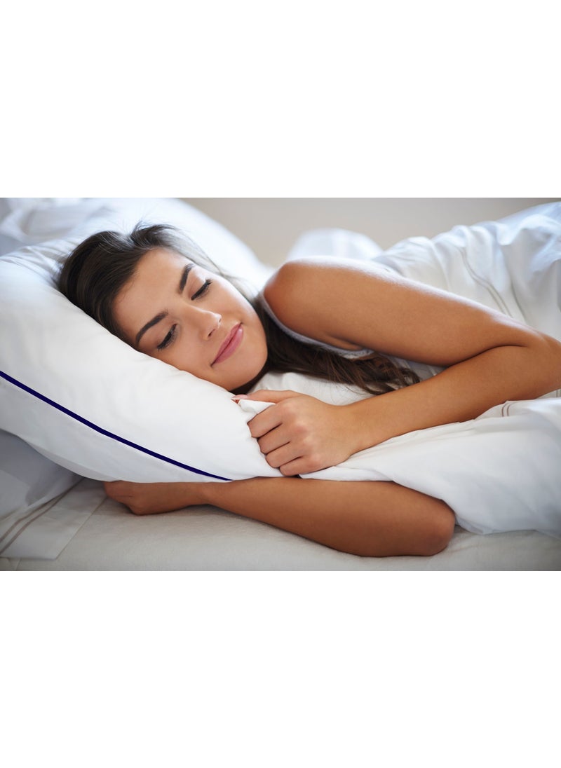Formeya 2 Pieces Climate Nano Gel Pillow Hotel Pillow 50X70 cm 100% Cotton Outer Fabric  - Image 1