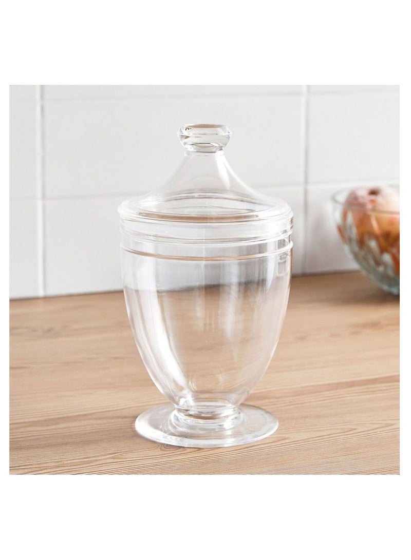 وعاء حلوى اكريليك فاخر مع غطاء شفاف - Image 4