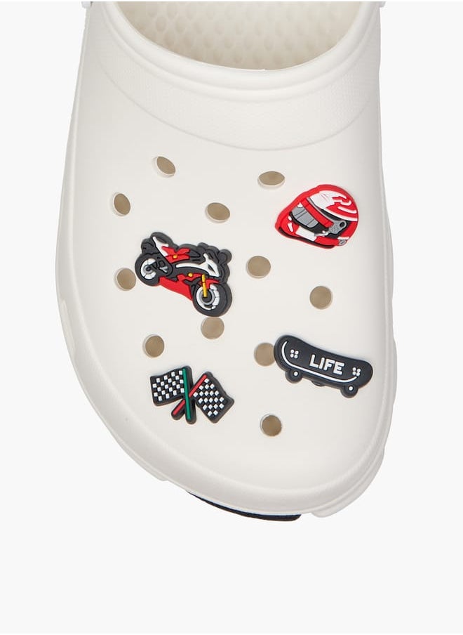 Lee Cooper Men's Applique Detail Clogs with Backstrap  - Image 3