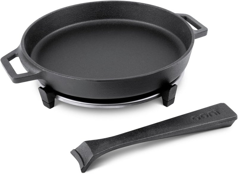 Ooni 9" Cast Iron Skillet with Removable Handle - Image 2