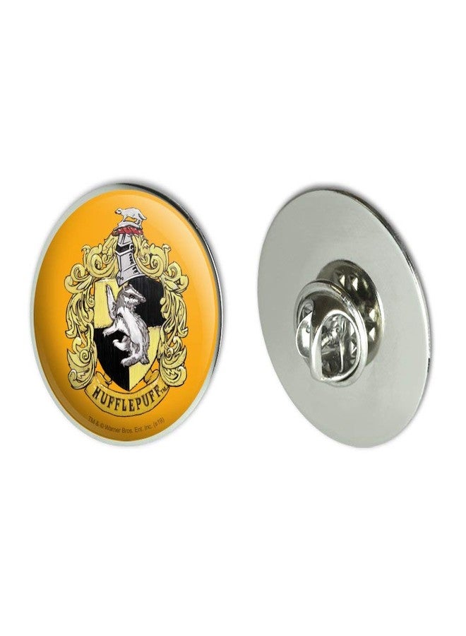 GRAPHICS & MORE Harry Potter Hufflepuff Painted Crest Metal 1.1" Tie Tack Hat Lapel Pin Pinback - Image 1
