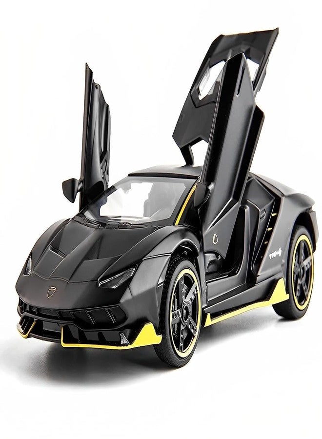 Sky Tech® Lamborghini Car Toy Die-cast Metal Car Model Pull Back Super car with Openable Doors with Sound and Light for Birthdays Gift Party Decorations Great for Kids Boys Girls ‎1:32 Scale - Image 1