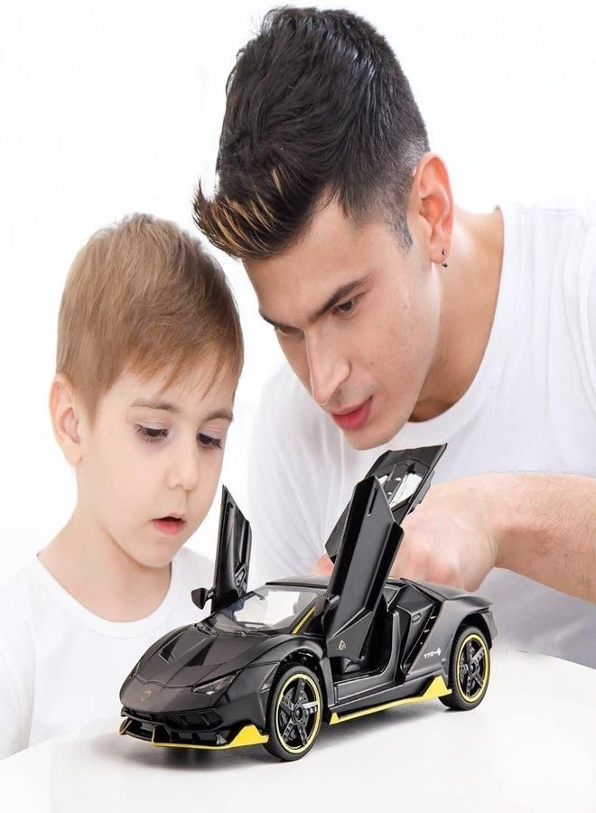 Sky Tech® Lamborghini Car Toy Die-cast Metal Car Model Pull Back Super car with Openable Doors with Sound and Light for Birthdays Gift Party Decorations Great for Kids Boys Girls ‎1:32 Scale - Image 2