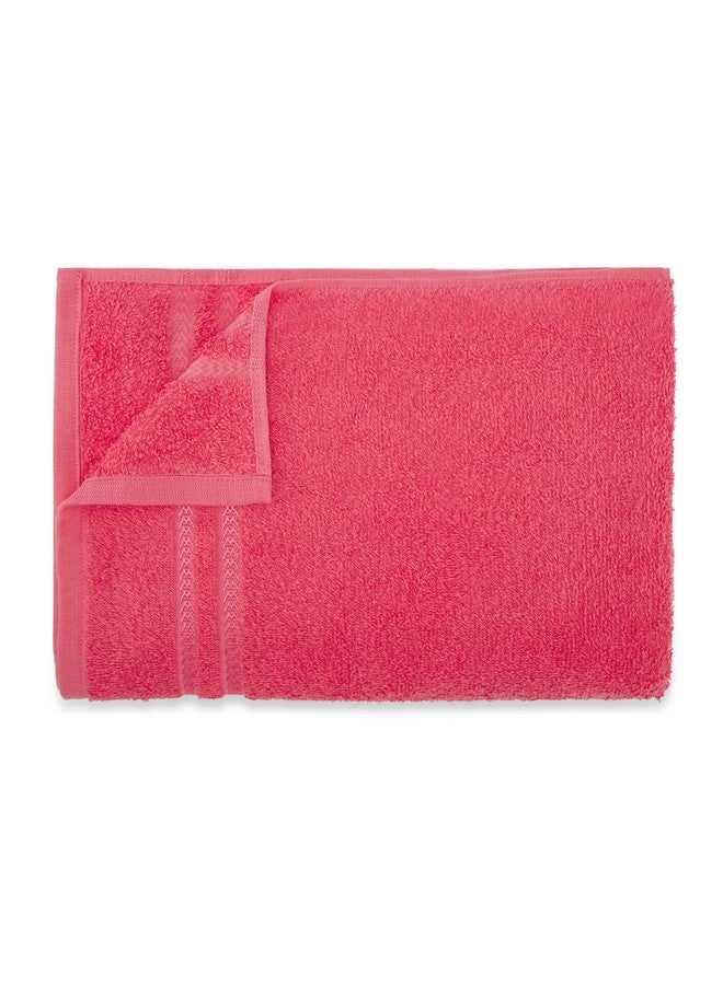 Welspun 100% Cotton Quick Dry Bath Towel | High Absorbency Super Soft, Fast Drying Towels for Bath | 380 GSM Large Size 1 Piece Bath Towel for Men and Women | Sized 70cm X 150cm Coral - Image 5