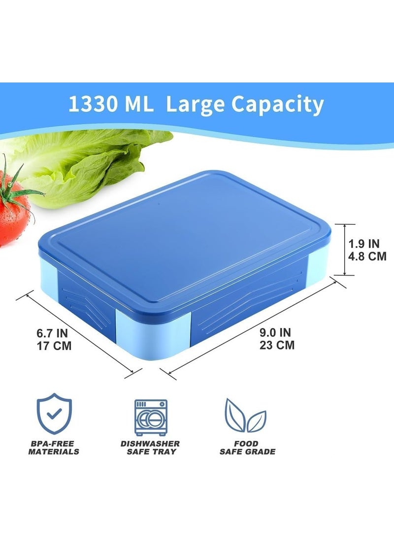 TRASSLE Lunch Box for Kid School,Children's Lunch Box with 6 Compartments,Bento Box Children,Durable,Microwave/Dishwasher Safe,BPA-Free,Leak-proof,Snack Box,Perfect for School,Nursery & Trips - Image 5