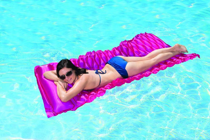 Poolmaster Roll 'N Go Swimming Pool Mattress Float, Pink Large, One Size - Image 3