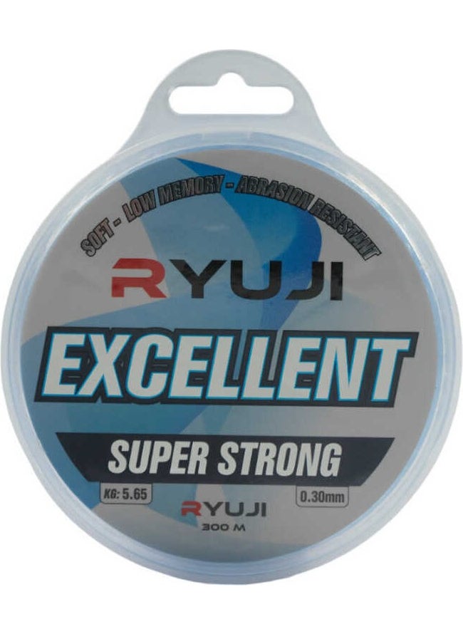 Ryuji - Excellent 300M Blue Fishing Line Standard-0.35 - Image 1