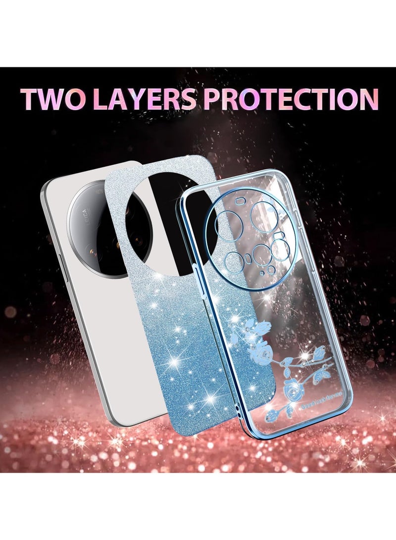 general Protective case compatible with Xiaomi 15 Ultra. Shock-absorbing soft TPU case with gold-plated finish. Shiny case. - Image 2