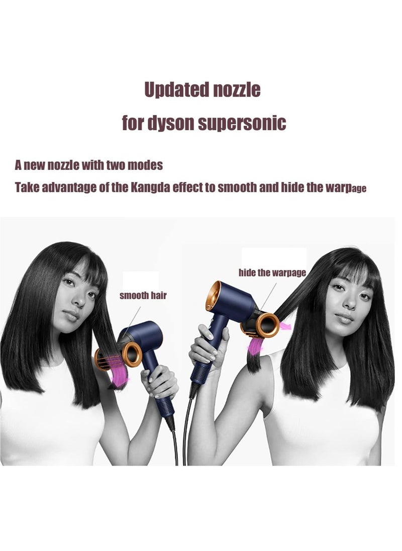 SYOSI - Anti-Flight Flyaway Smooth Hair Comb Nozzle Attachment for Dyson Supersonic HD15 HD01 HD02 HD03 HD04 HD08 Hair Dryer - Image 1