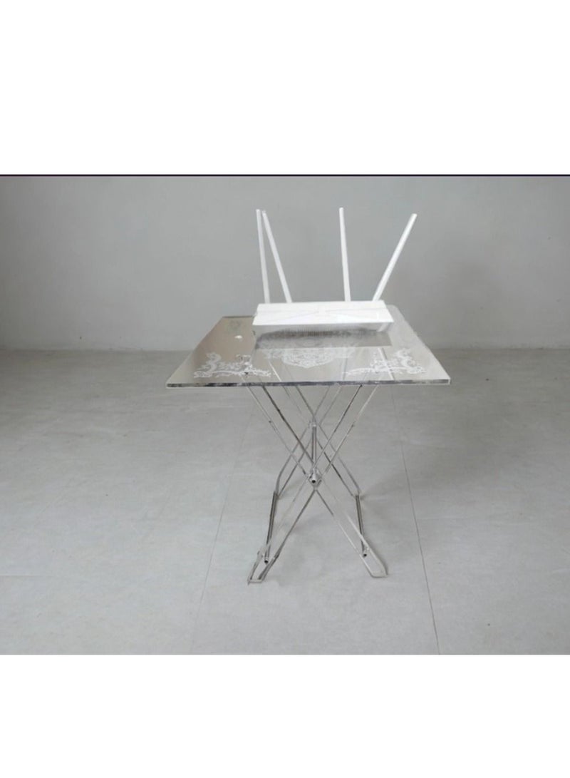 دلس طاولة أرابيسك أكريليك قابلة للطي- SS 107 - Image 3