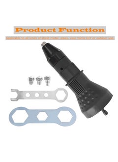 Generic Cordless Rivet Nut Tool Set with Electric Drill Adaptor and Accessories for Efficient Fastening  - Image 4