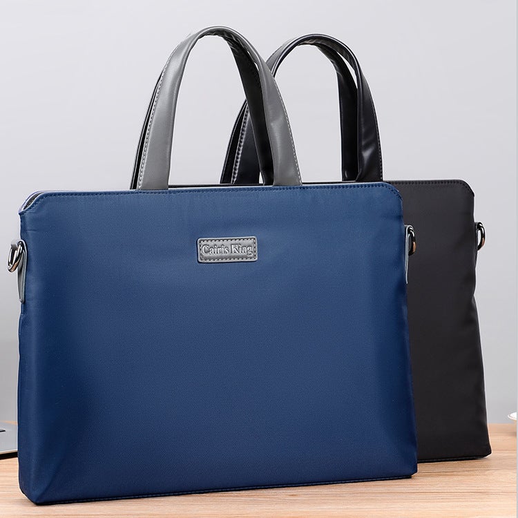 Men'S Handbag Business Casual Briefcase Horizontal Oxford Cloth Shoulder Crossbody Bag New Men'S Bag Portable Antibacterial - Image 3