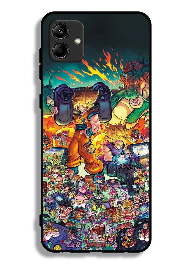 Tolwak Samsung Galaxy A04e Protective Case Cover Gamer Art Doodles - Image 1