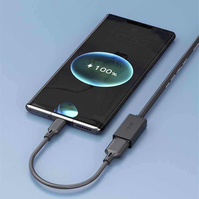 كاست ويف كابل تمديد USB 3.0، من نوع A ذكر إلى أنثى، يتحمل نقل البيانات بسرعة عالية، متوافق مع لوحة المفاتيح USB، وحدة توصيل USB، الماوس، الطابعة، القرص الصلب، وغيرها (عبوة تحتوي على كابلين، طول كل كابل 1.65 قدم) - Image 3