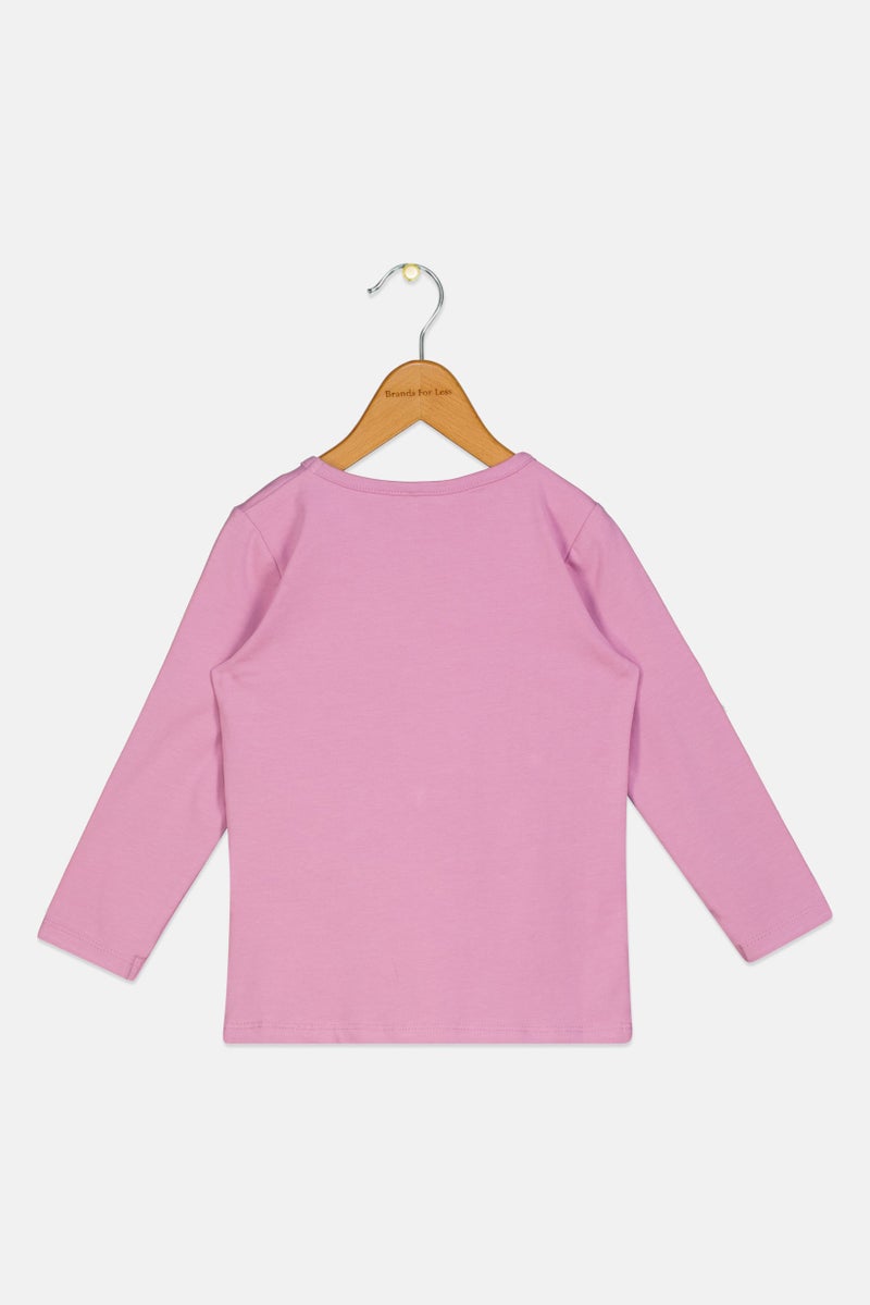 NAME IT بلوزة بأكمام طويلة للبنات الصغيرات من ماي ليتل بوني، لافندر - Image 2
