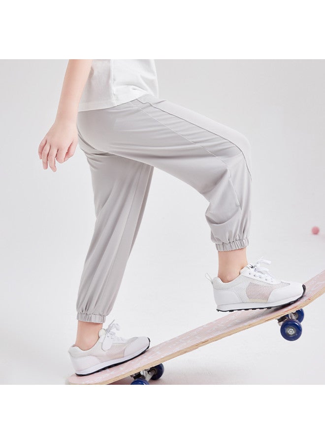 DEESHA Cool & Sun-proof Anti-mosquito Pants】loose Cuffed Pants For Girls In Summer & Fall (big Kids Size) - Image 4